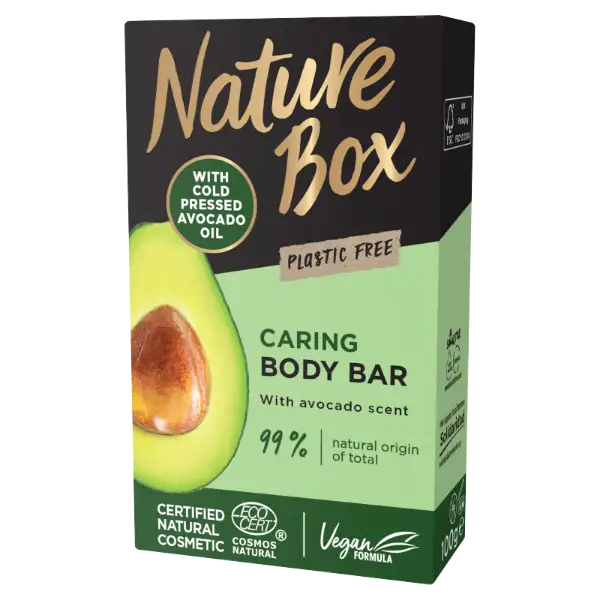 Nature Box gyümölcsös & gyengéd szilárd tusfürdő száraz bőrre 100 g termékhez kapcsolódó kép