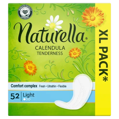 Naturella Light Calendula Tenderness Tisztasági Betét X52 termékhez kapcsolódó kép