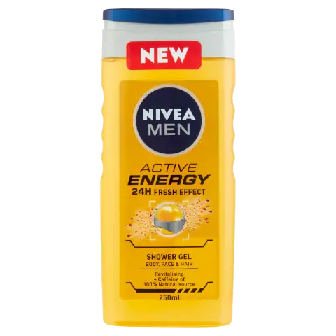 NIVEA MEN Active Energy tusfürdő 250 ml termékhez kapcsolódó kép