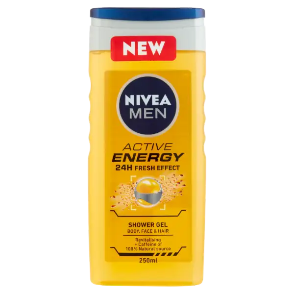 NIVEA MEN Active Energy tusfürdő 250 ml termékhez kapcsolódó kép