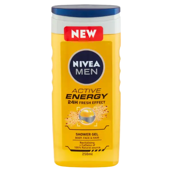 NIVEA MEN Active Energy tusfürdő 250 ml termékhez kapcsolódó kép