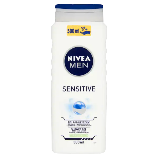 NIVEA MEN Sensitive tusfürdő 500 ml termékhez kapcsolódó kép