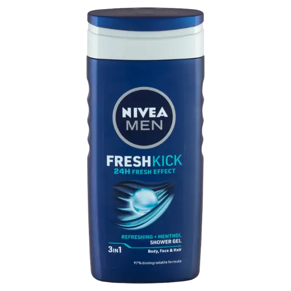 NIVEA MEN Fresh Kick tusfürdő 250 ml termékhez kapcsolódó kép