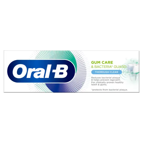 Oral-B Gum Care & Bacteria Guard Thorough Clean Fogkrém 75 ml termékhez kapcsolódó kép