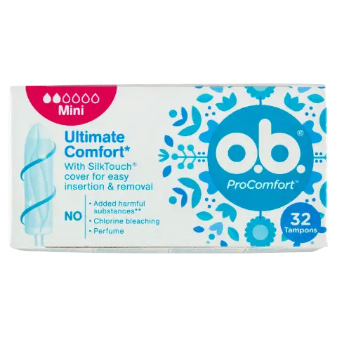 o.b. ProComfort Mini tampon 32 db termékhez kapcsolódó kép