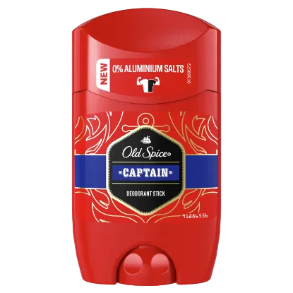 Old Spice Captain Stift Dezodor Férfiaknak, 50 ml, 48 Órás Frissesség, 0% Alumíniumsó termékhez kapcsolódó kép