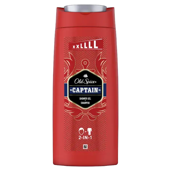 Old Spice Captain Tusfürdő És Sampon Férfiaknak, 675 ml termékhez kapcsolódó kép