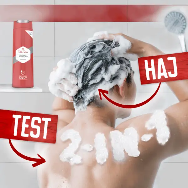 Old Spice Original Tusfürdő És Sampon Férfiaknak 400ml, 3az1-ben, Hosszan Tartó Frissesség termékhez kapcsolódó kép