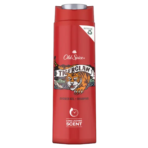 Old Spice Tigerclaw Tusfürdő És Sampon Férfiaknak, 400 ml termékhez kapcsolódó kép