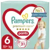 Pampers Premium Care Bugyipelenka, Méret: 6, 31 db Bugyipelenka, 15kg+ termékhez kapcsolódó kép