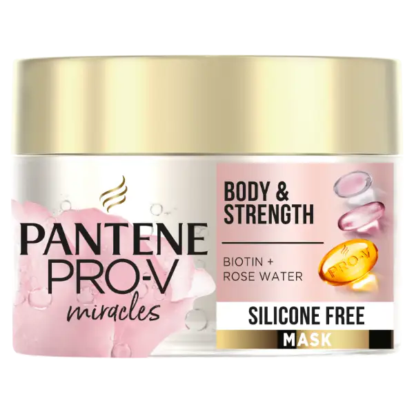 Pantene Body & Strength Hajpakolás, Biotin + Rózsavíz termékhez kapcsolódó kép