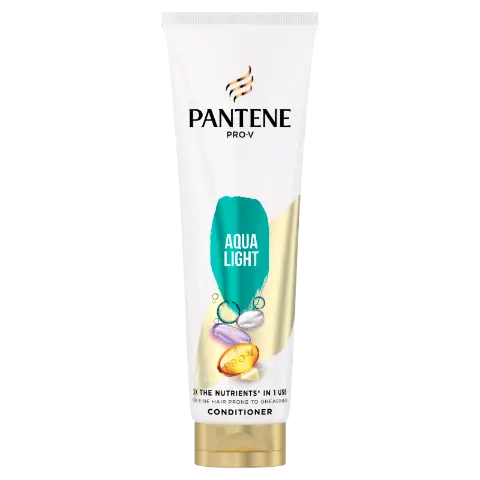 Pantene Pro-V Aqualight hajkondicionáló, kétszer annyi tápanyag már egyetlen használattal, 275ML termékhez kapcsolódó kép