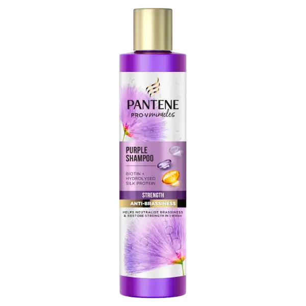 Pantene Pro-V Miracles Strength & AntiBrassiness lila sampon, 225 ml termékhez kapcsolódó kép