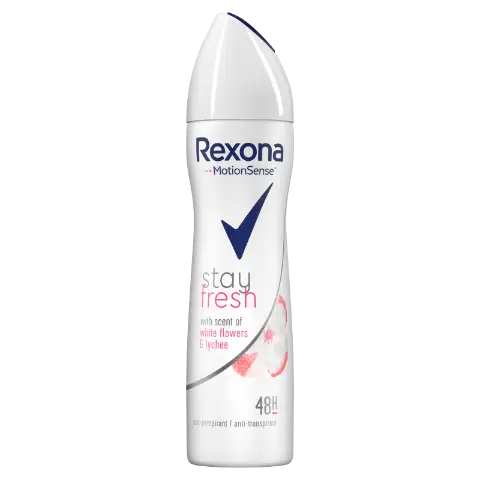 Rexona MotionSense Stay Fresh White Flowers & Lychee izzadásgátló 150 ml termékhez kapcsolódó kép
