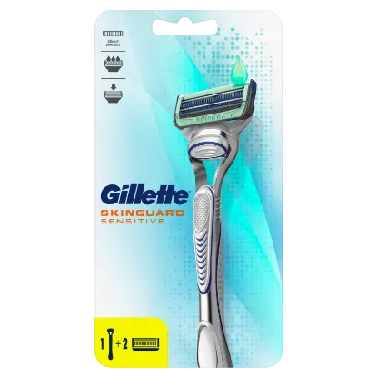 Gillette SkinGuard Sensitive Borotva Férfiaknak+ 1 Borotvabetét termékhez kapcsolódó kép