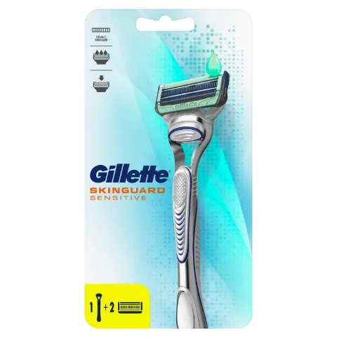 Gillette SkinGuard Sensitive Borotva Férfiaknak+ 1 Borotvabetét termékhez kapcsolódó kép