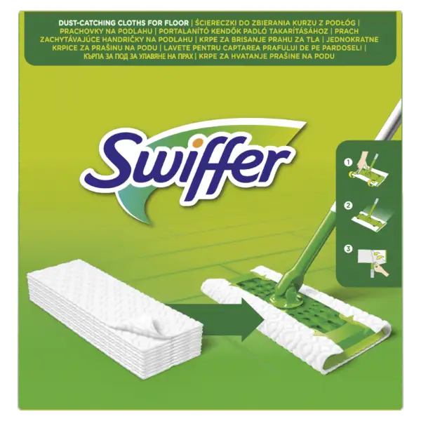 Swiffer Sweeper Száraz Padlótörlő Utántöltő, 36 db, Összegyűjti És Magába Zárja A Port termékhez kapcsolódó kép