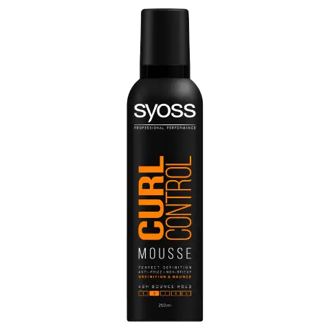 Syoss hajrögzítőhab Curl Control hullámos hajra 250 ml termékhez kapcsolódó kép