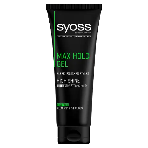 Syoss Max Hold maximális tartás hajformázó zselé 250 ml termékhez kapcsolódó kép