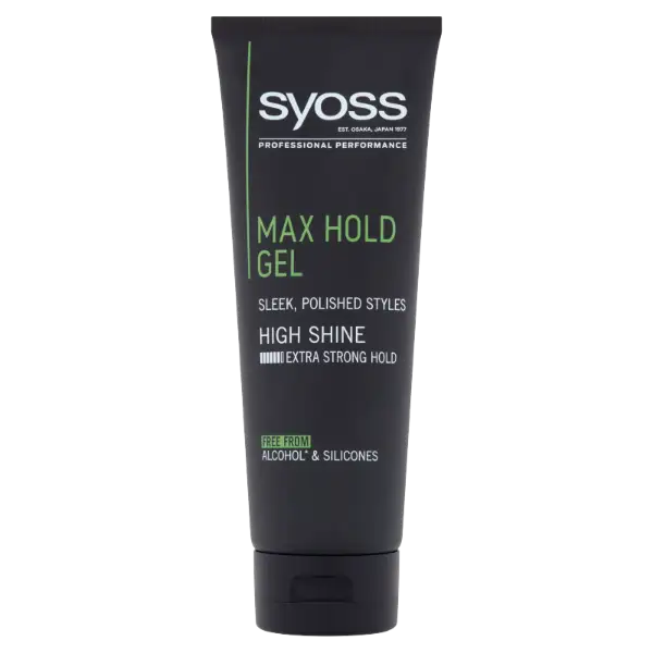 Syoss Max Hold maximális tartás hajformázó zselé 250 ml termékhez kapcsolódó kép