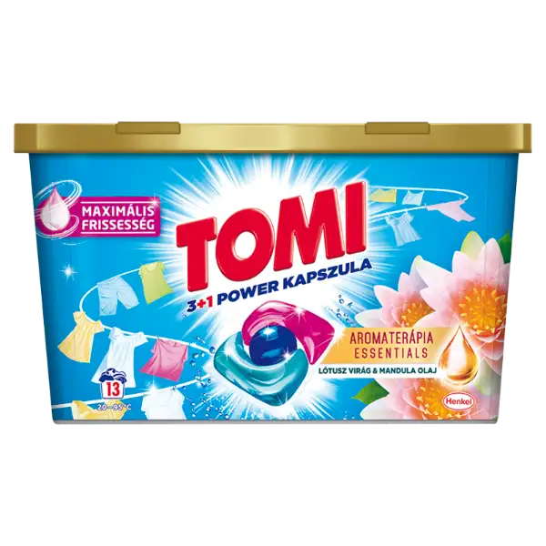 Tomi 3+1 Power Kapszula Aromaterápia Floral Sensation Lótusz mosókapszula 13 mosás 156 g termékhez kapcsolódó kép