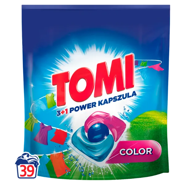 Tomi 3+1 Power Color kapszula 39 mosás 468 g termékhez kapcsolódó kép