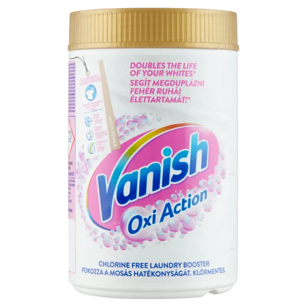 Vanish Oxi Action folteltávolító és fehérítő por 625 g termékhez kapcsolódó kép