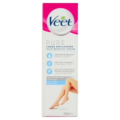 Veet Pure Sensitive Skin szőrtelenítő krém 100 ml termékhez kapcsolódó kép