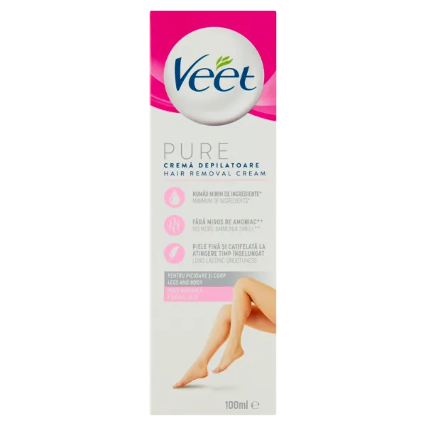 Veet Pure Normal Skin szőrtelenítő krém 100 ml termékhez kapcsolódó kép