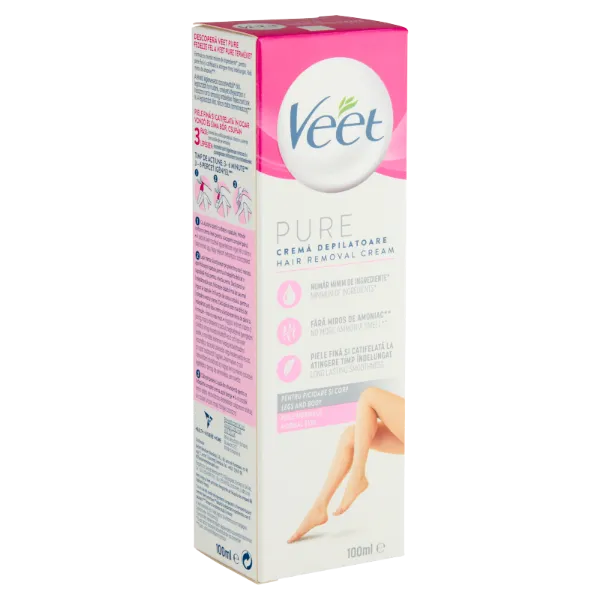 Veet Pure Normal Skin szőrtelenítő krém 100 ml termékhez kapcsolódó kép