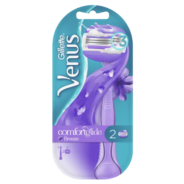 Gillette Venus ComfortGlide Breeze Borotva – 2 db Borotvabetét termékhez kapcsolódó kép