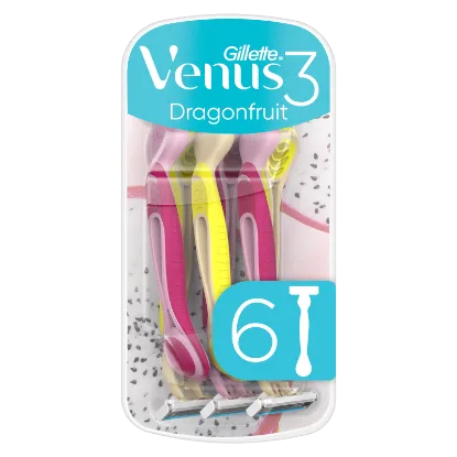 Gillette Venus 3 Dragonfruit Eldobható Borotva, 6 Db/Csomag termékhez kapcsolódó kép