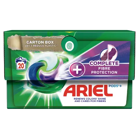 Ariel All-in-1 PODS Mosókapszula 20 Mosáshoz, + Extra Color & Fiber Protection termékhez kapcsolódó kép