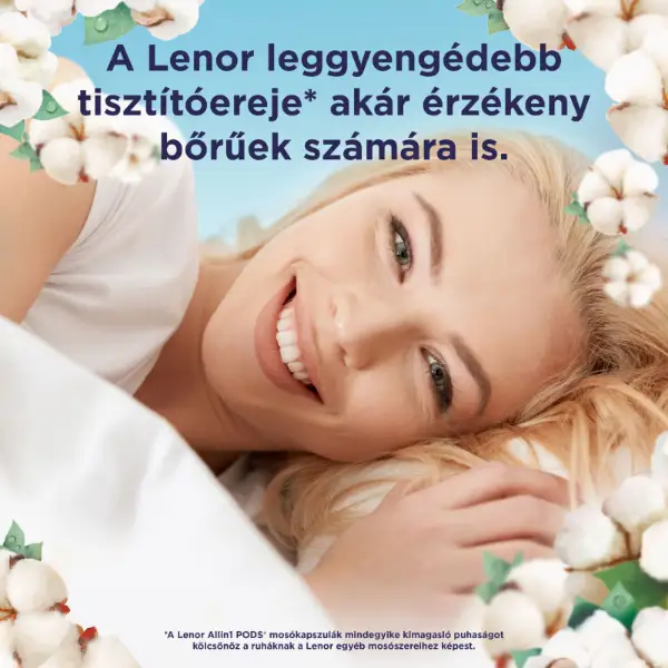 Lenor All-in-1 PodsSensitive Mosókapszula 22 Mosáshoz termékhez kapcsolódó kép