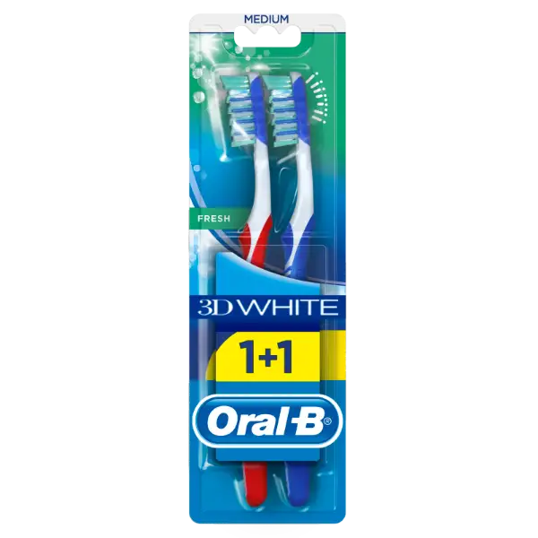 Oral-B 3D White Advantage Medium Manuális Fogkefe – 2 db termékhez kapcsolódó kép