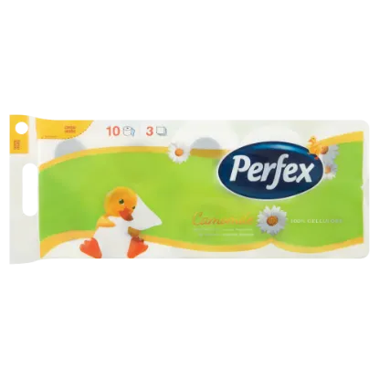 Perfex Camomile toalett papír 3 rétegű 10 tekercs termékhez kapcsolódó kép