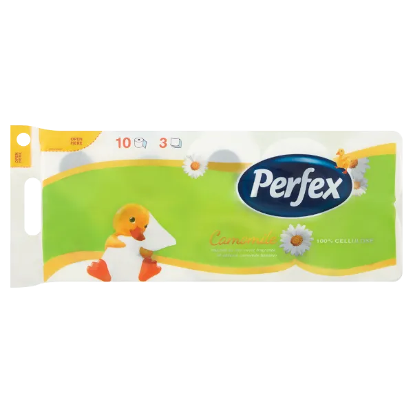 Perfex Camomile toalett papír 3 rétegű 10 tekercs termékhez kapcsolódó kép