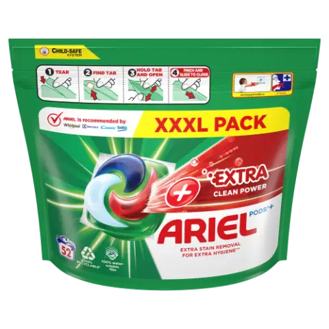 Ariel All-in-1 PODS Extra Clean  Mosókapszula 52Mosáshoz termékhez kapcsolódó kép