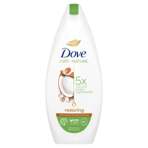 Dove Care by Nature Restoring krémtusfürdő 225 ml termékhez kapcsolódó kép
