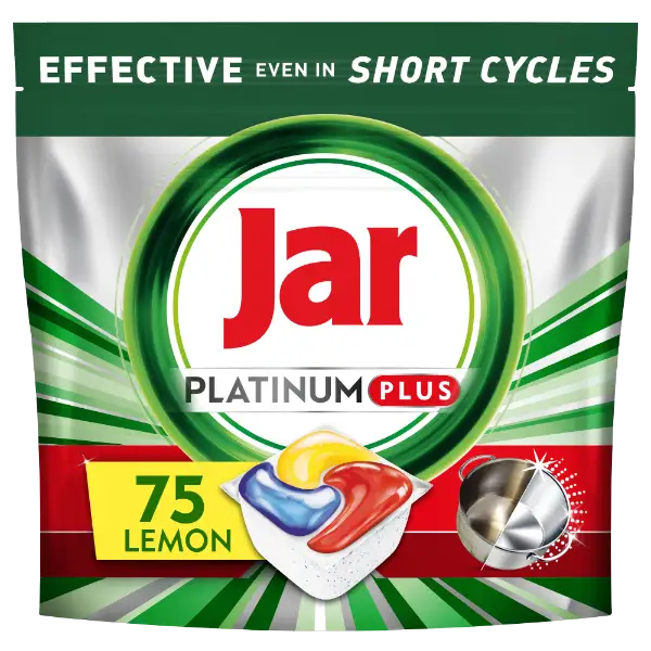 Jar Platinum Plus Lemon All In One Mosogatókapszula, 75 db termékhez kapcsolódó kép