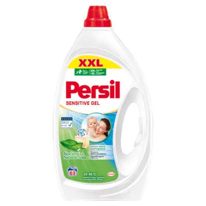 Persil Sensitive gél folyékony mosószer fehér és világos ruhákhoz 63 mosás 2,835 l termékhez kapcsolódó kép