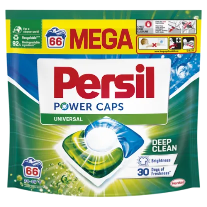 Persil Power Caps mosókapszula fehér és világos ruhához 66 mosás 924 g termékhez kapcsolódó kép