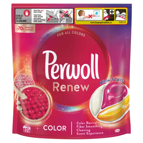 Perwoll Renew Color mosókapszula színes ruhához 32 mosás 432 g termékhez kapcsolódó kép