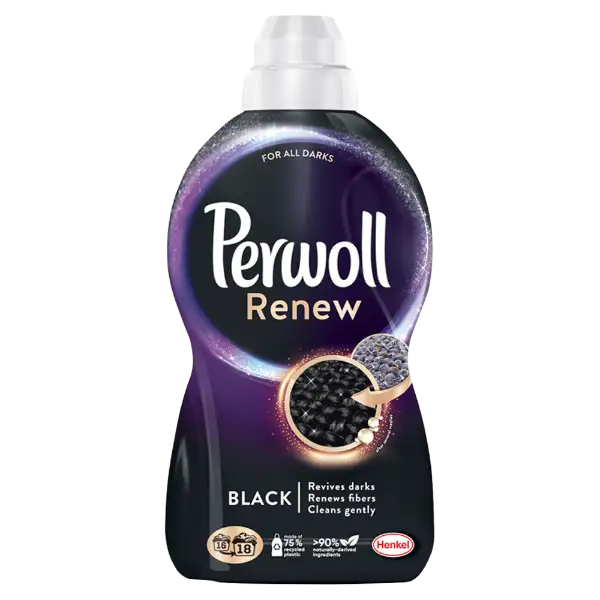 Perwoll Renew Black finommosószer fekete és sötét textíliákhoz 18 mosás 990 ml termékhez kapcsolódó kép