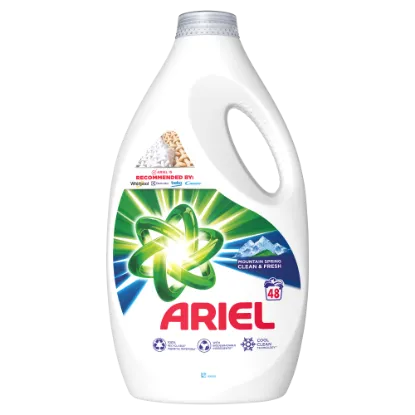 Ariel Folyékony Mosószer 2.4l, 48 Mosáshoz, Mountain Spring Clean & Fresh termékhez kapcsolódó kép
