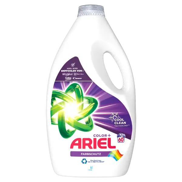 Ariel Folyékony Mosószer Color Protection Color+ 60 Mosáshoz, 3 L termékhez kapcsolódó kép