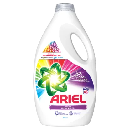 Ariel Folyékony Mosószer Color Clean & Fresh 43 Mosáshoz, 2,15 L termékhez kapcsolódó kép