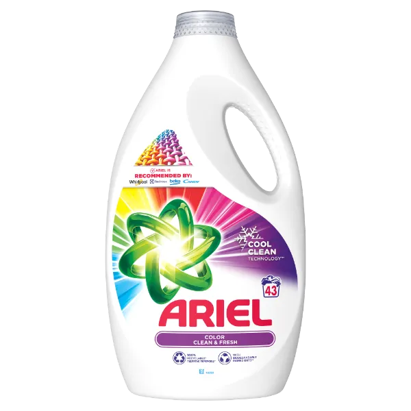 Ariel Folyékony Mosószer Color Clean & Fresh 43 Mosáshoz, 2,15 L termékhez kapcsolódó kép