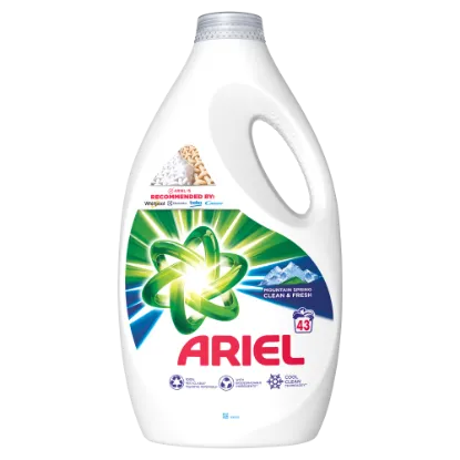 Ariel Folyékony Mosószer Mountain Spring Clean & Fresh 43 Mosáshoz, 2,15 L termékhez kapcsolódó kép