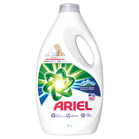Ariel Folyékony Mosószer Mountain Spring Clean & Fresh 43 Mosáshoz, 2,15 L termékhez kapcsolódó kép